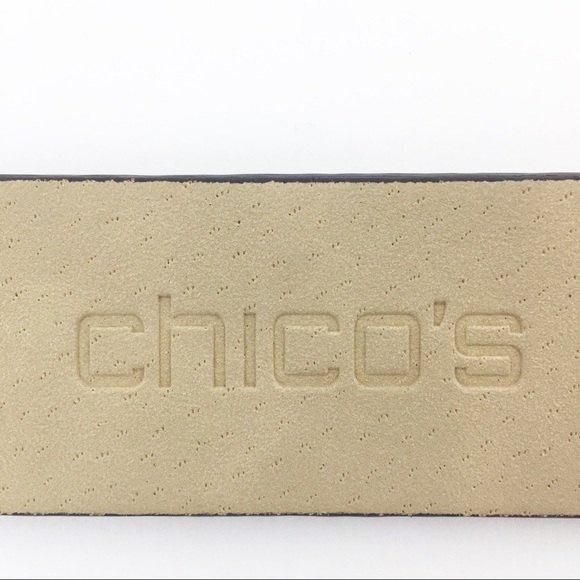 CHICO’S Dark Brown Horseshoe Belt Size S/M main image 5